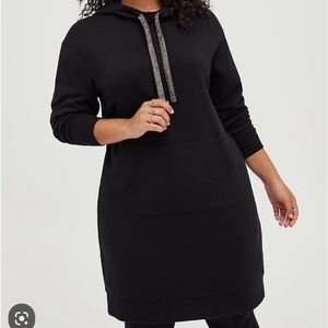 Torrid MINI ULTRA SOFT FLEECE HOODIE DRESS size 2